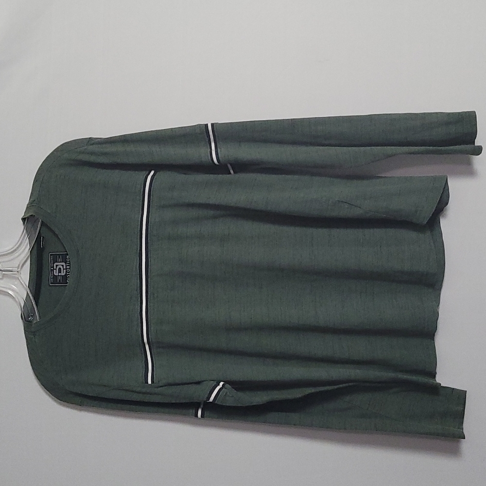 DISTORTION MONEY TIPUPUR GREEN OLIVE T SHIRT L/S M